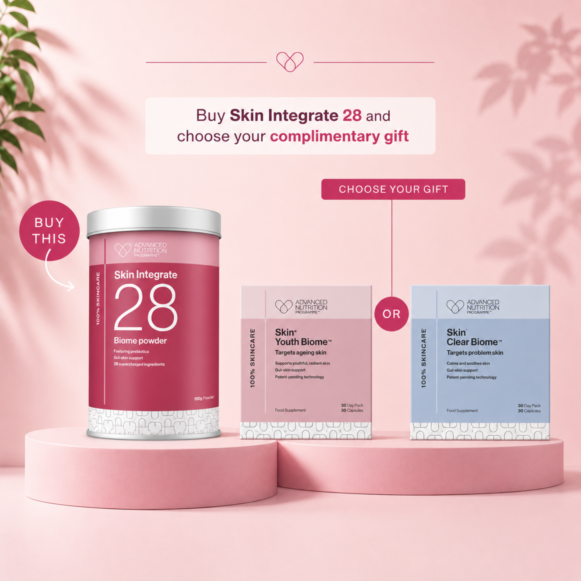 Skin Integrate 28 with Complimentary 30-Day Skin Youth/Clear Biome