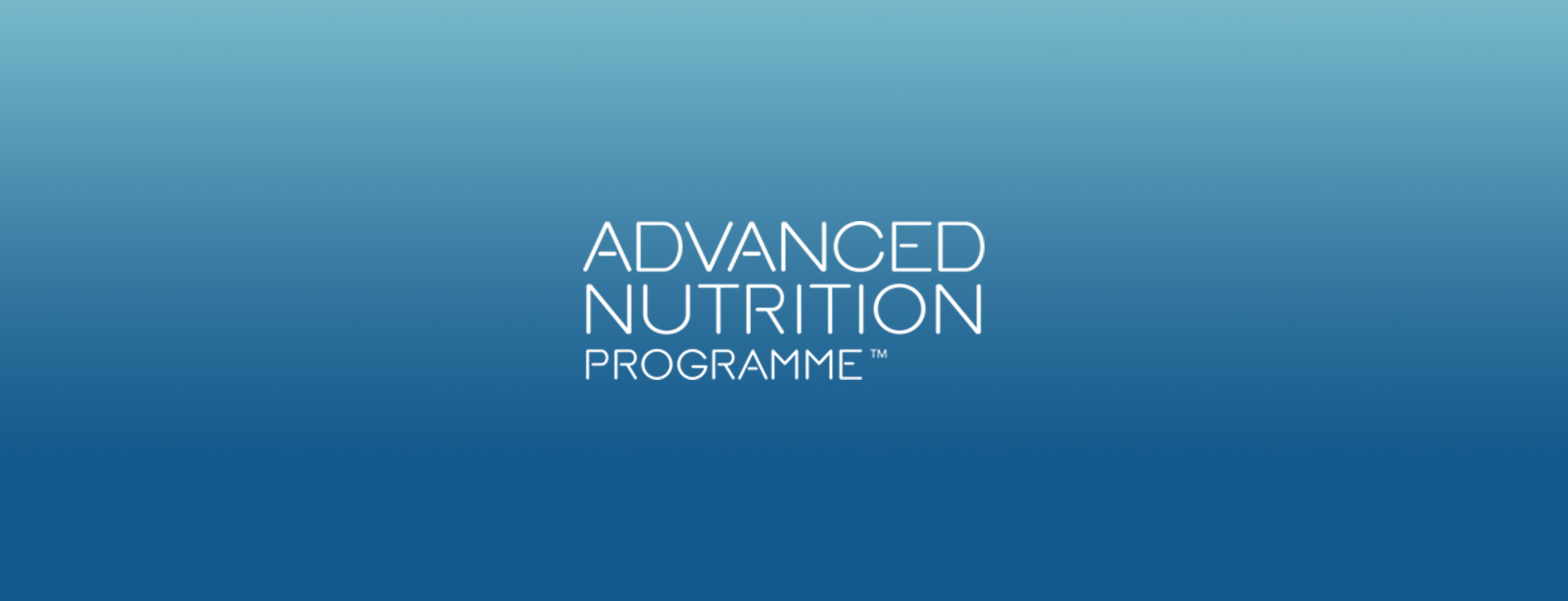 Advanced Nutrition Programme