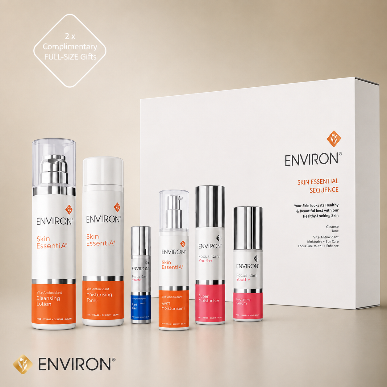 Pre-Order Skin Essential Sequence Christmas Kit with Gifts Worth £117/€142