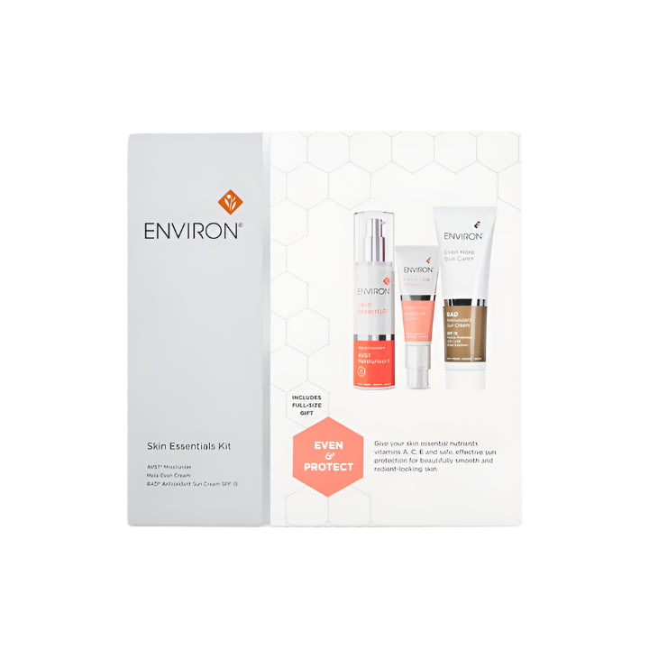 Environ Even &amp; Protect - AVST Moisturiser, Mela-Even Cream, Complimentary RAD Antioxidant Sun Cream SPF 15 Worth €32
