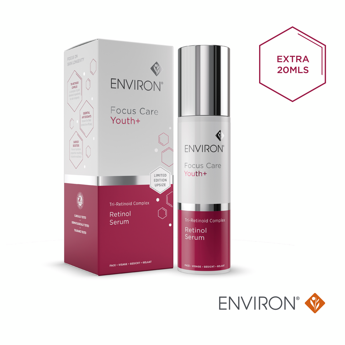 Tri-Retinoid Complex Retinol Serum Supersize with a Complimentary 20ml