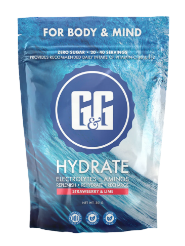 G&amp;G Hydrate, Electrolytes + Aminos (Strawberry &amp; Lime)