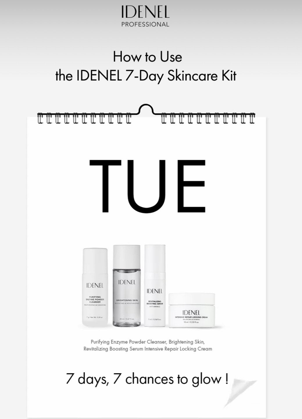 Idenel 7-Day Skincare Kit