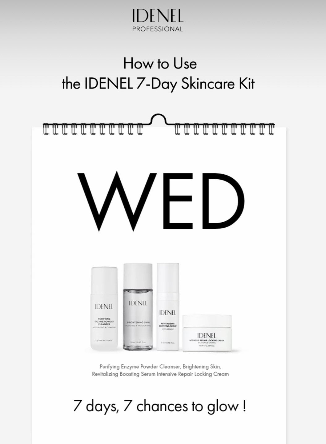 Idenel 7-Day Skincare Kit